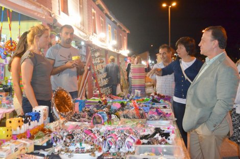 Gümüşyaka Gece Pazarı'na Işıklar ziyareti