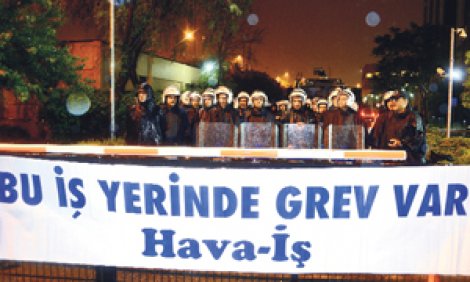 Hava iş'te grev işten atılan THY çalışanlarına kaldı