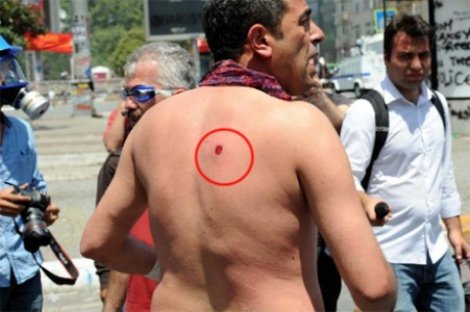 Polis Taksim'de plastik mermi kullanıyor