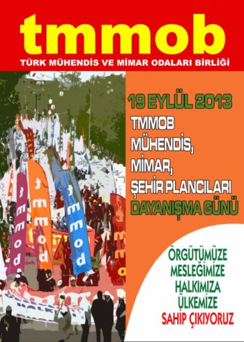 TMMOB 19 Eylül 1979 Direnişinin Yıldönümünde Basın Açıklaması yapıyor