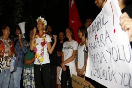 17 günde 500 kilometre yürüyen Aylin Kotil Ankara'ya ulaştı