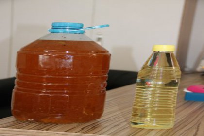 5 litre yağa 1 litre ayçiçek yağı
