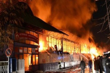 Ankara'daki yangın 680 dükkânı kül etti