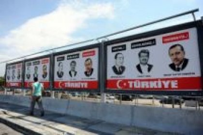 Başkent'te 'Erdoğan'ı Yedirmeyiz' Afişleri