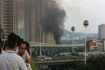 Çin'de otobüs yangını: 47 ölü