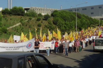 Deri işçileri 'Gezi Parkı' için iş bıraktı