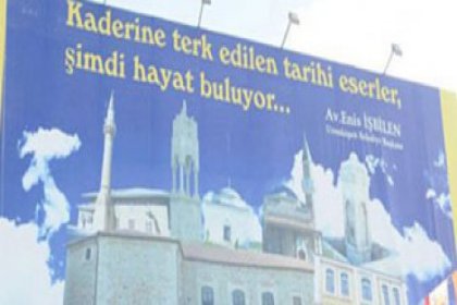 Erdoğan’ı ‘susturan’ pankart!