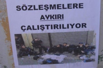 'Esrarengiz' polis afişlerine polis müdahale etmedi