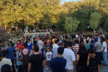 Gezi Parkı'nda bayramlaşmaya müdahale yok