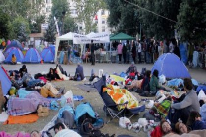 Gezi Parkı'nda 'seyyar' direniş