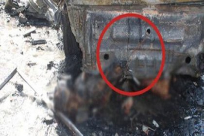 Hatay'daki patlamada elleri telle otomobile bağlanmış ceset bulundu