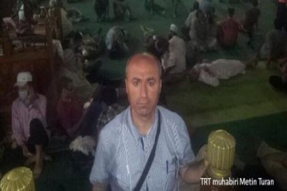 Kahire'de bir camide mahsur kalanlar arasında AA ve TRT muhabiri de var!
