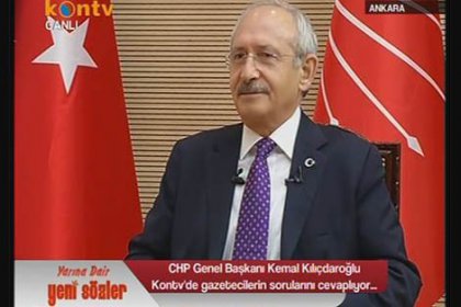 Kılıçdaroğlu KonTV'ye konuştu
