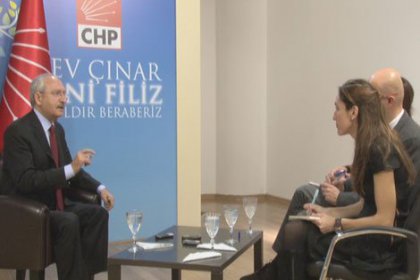 Kılıçdaroğlu Reuters'a konuştu