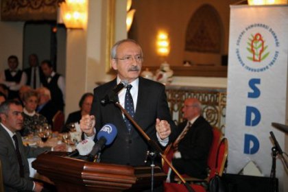 Kılıçdaroğlu, SDD'nin yemeğine katıldı