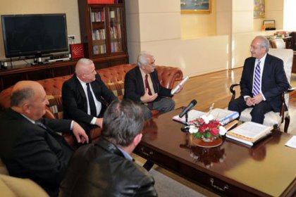 Makedonya heyeti Kılıçdaroğlu'nu ziyaret etti