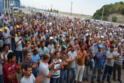 MMK işçileri de greve çıktı