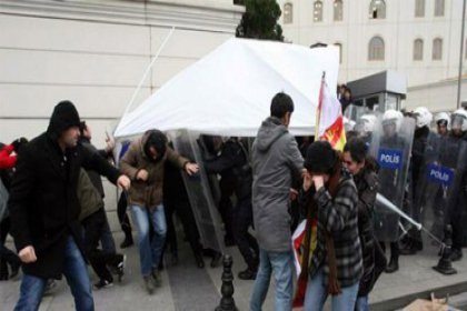 Polis işçilere müdahale etti!