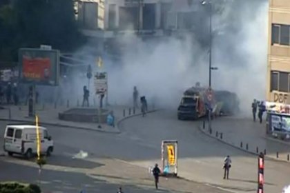 Polis Taksim'de yeniden müdahaleye başladı
