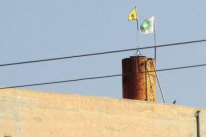 Rasulayn'da PYD bayrağı yeniden asıldı