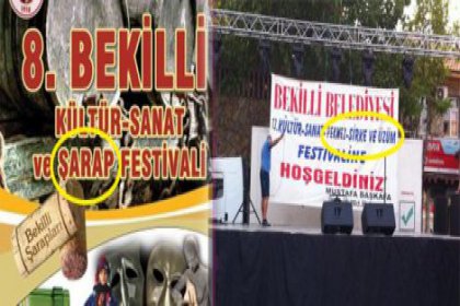 'Şarap Festivali' gitti 'Üzüm Festivali' geldi