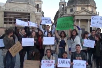 Sınır ötesi Gezi Parkı: Roma'da eylem!