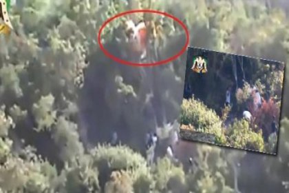 Suriyeli muhalifler Lazkiye'de düşürülen uçağın görüntülerini yayınladı