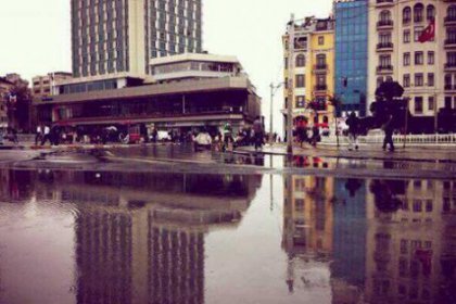 Taksim Meydanı göle döndü