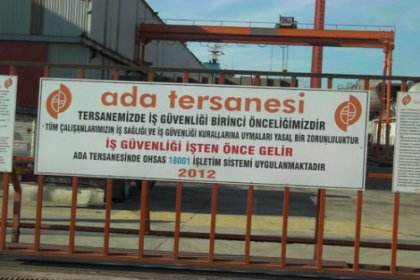 Tersane patronu işçilere saldırdı