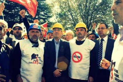 Tes-İş işçileri TBMM'de