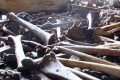 Tunceli'de bir mağarada insan ait olduğu iddia edilen kemik bulundu