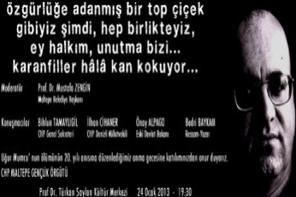 Uğur Mumcu'yu Anma Gecesi