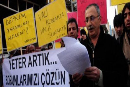 Vanlı Depremzedelerden milletvekillerine mektup