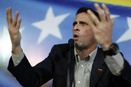 Venezuela'da Capriles, devlet başkanlığına aday oldu