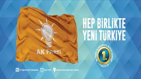 AKP'nin 1. olağanüstü kongresi bugün toplanıyor