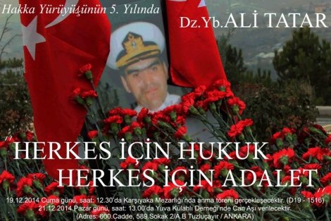 Ali Tatar İçin, Adalet için