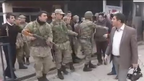 Ankara'da dünkü olaylar sırasında orduevi önünde gerginlik