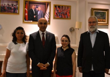 Berkin Elvan'ın ailesinden Bülent Kerimoğlu'na ziyaret