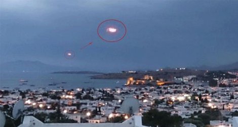 Bodrum'da UFO heyecanı