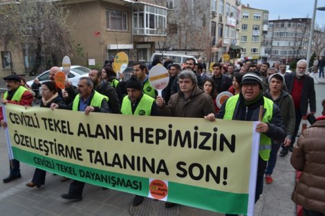 Cevizli Tekel Dayanışması; 'Cevizli Tekel Alanı Park olsun'