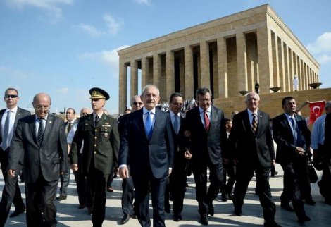 CHP 91'inci yılında Anıtkabir'de