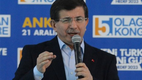 Davutoğlu AKP Ankara İl Kongresi'nde konuştu
