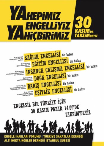 İşçi Sağlığı ve İş Güvenliği Meclisi; 30 Kasım'da Taksim'de