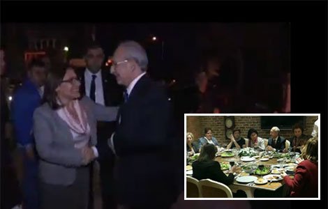 Kılıçdaroğlu kadın milletvekilleriyle yemekte bir araya geldi
