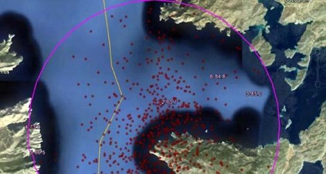 Marmaris'te magma tabakası harekete geçti