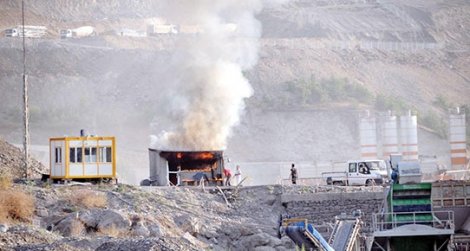 Tunceli'de HES'e bombalı saldırı