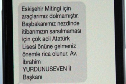 AKP il başkanından ilginç mesaj