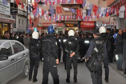 Aksaray'da 5 bin kişilik HDP protestosunda olaylar çıktı!