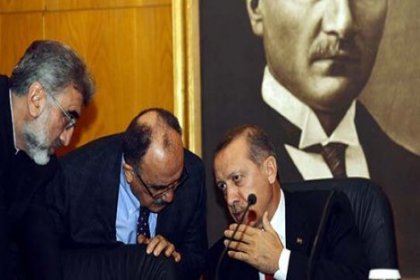 Başbakan Erdoğan'ın mikrofonu açık kalınca: Danıştay Kanunu...