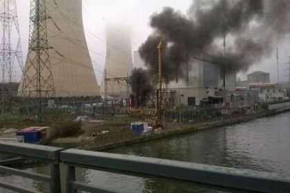 Belçika'nın Tihange nükleer santralinde yangın